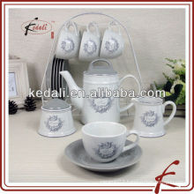 ceramic coffee pot sugar pot milk pot